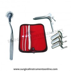 Hegar uterine dilator 3 pieces set,3-4, 5-6, 17-18, pinwheel, grave large, collin 3pcs